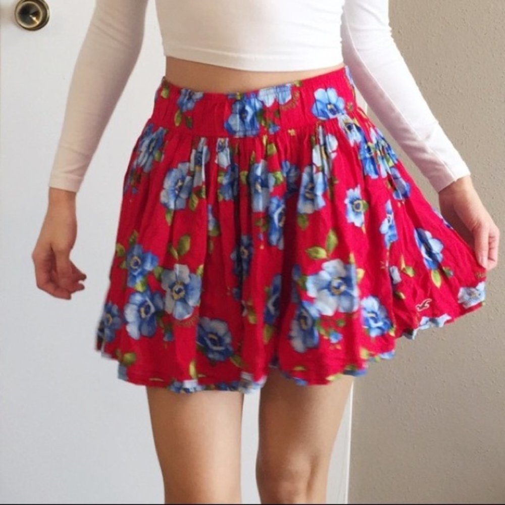 Hollister Floral Tropical Skirt